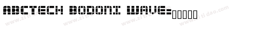 ABCTech Bodoni Wave字体转换